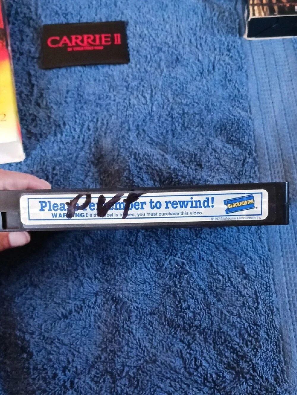 Carrie 2 The Rage VHS Movie - Black/Red